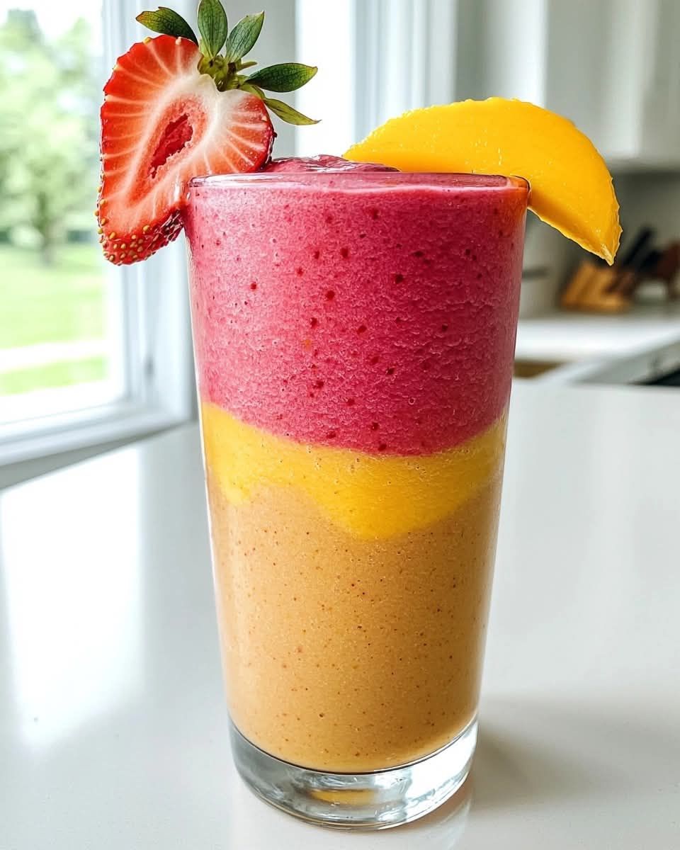 Layered Tropical Smoothie