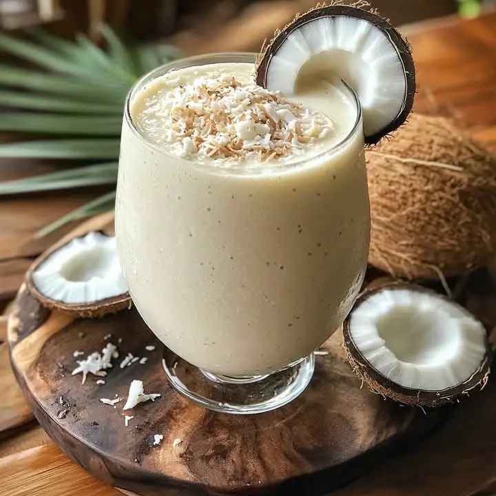 **Creamy Coconut Smoothie with a Tropical Twist**