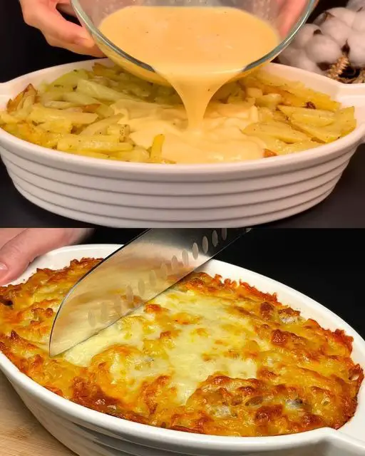 Layered Potato and Meat Bake