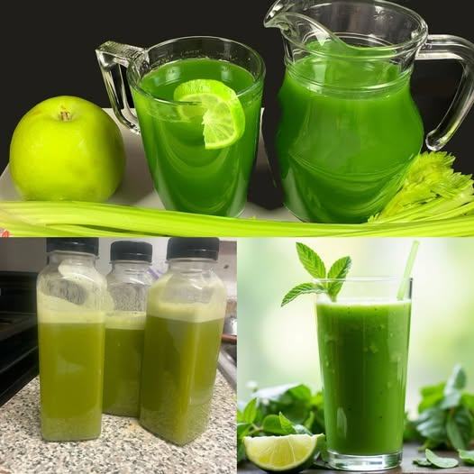 Lower Blood Sugar Naturally: Celery and Green Apple Drink Quick Dessert