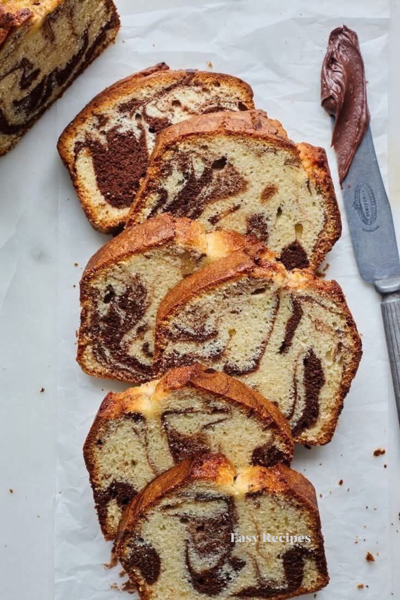 Marble Loaf Cake Recipe