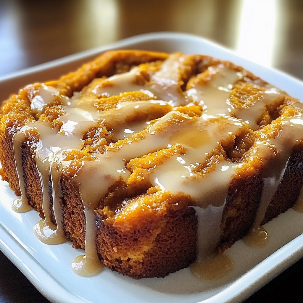 Sweet Potato Honey Bun Cake