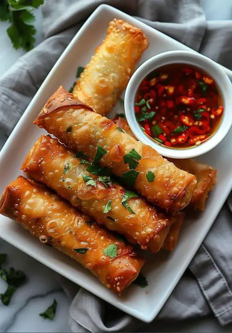 Crispy Vegetable Spring Rolls