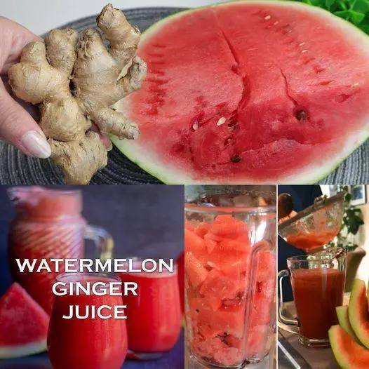 Stay Refreshed And Healthy With Watermelon Ginger Juice