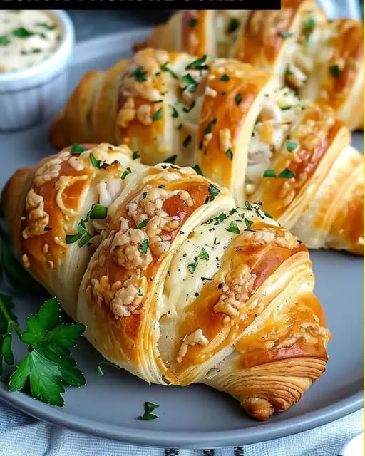 Chicken Stuffed Crescent Rolls