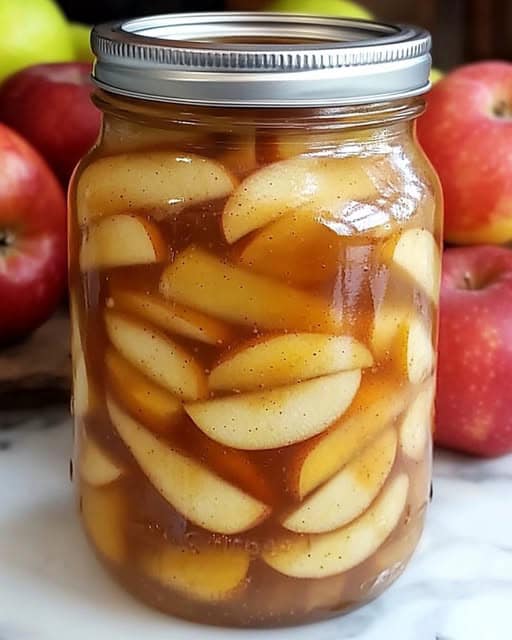 Homemade Canned Apple Pie Filling