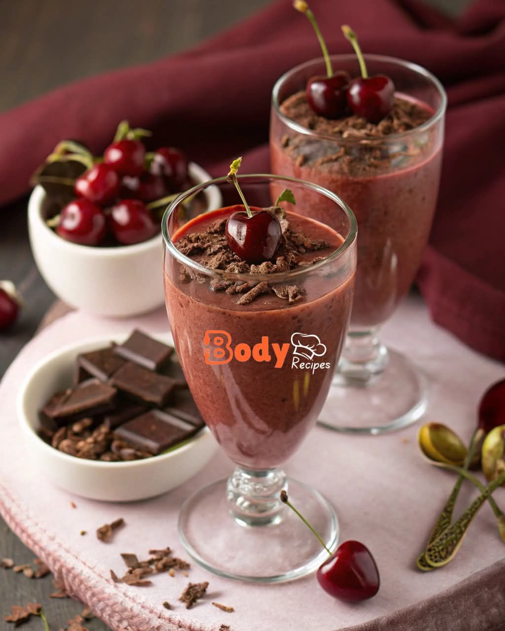 Cherry Chocolate Delight Smoothie