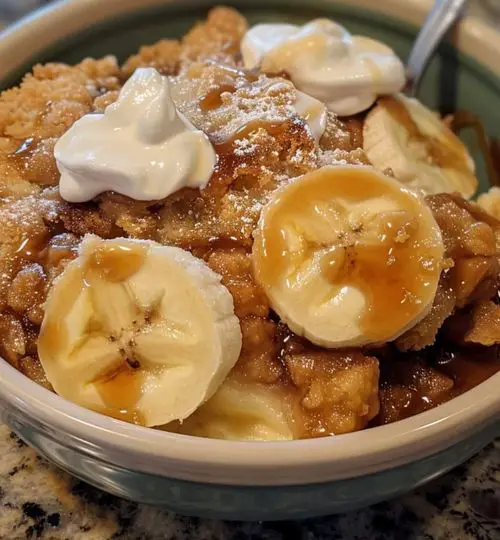 Banana Foster Cobbler