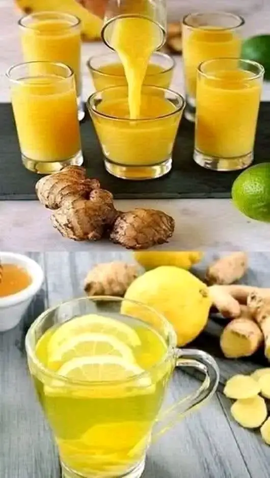 Lemon with ginger