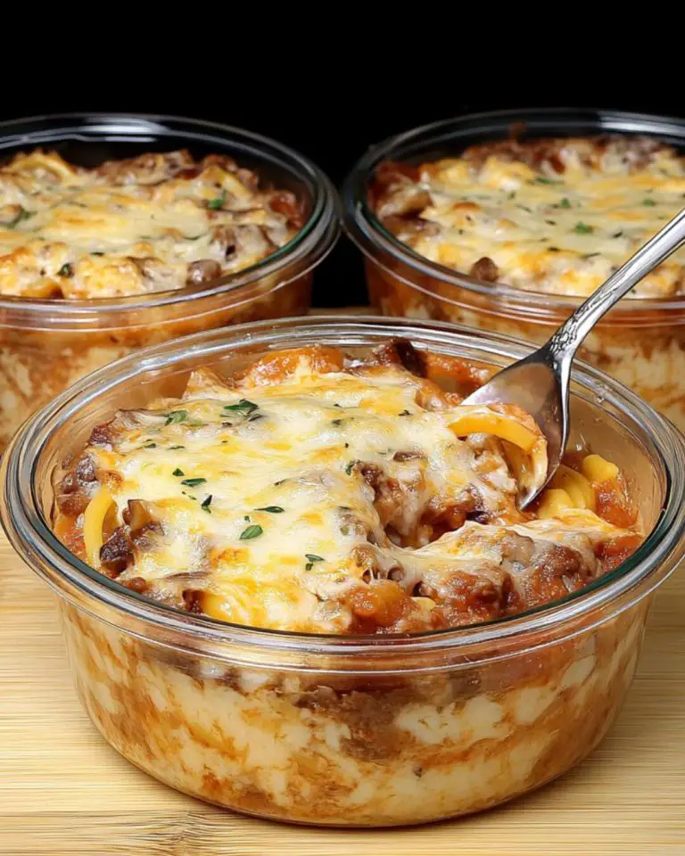 Cheesy Beef Pasta Bake Recipe