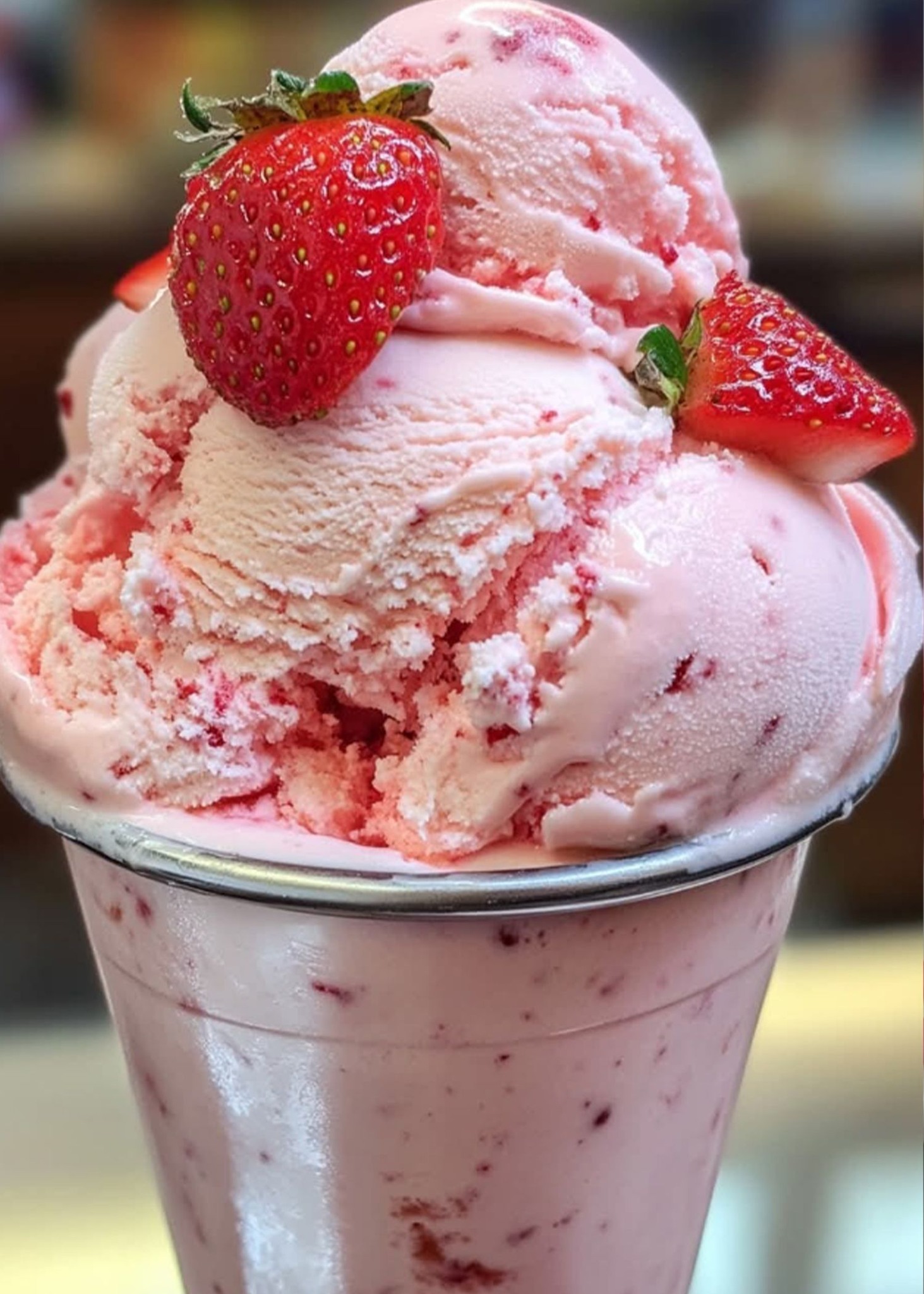 Strawberry Sensation Ice Cream