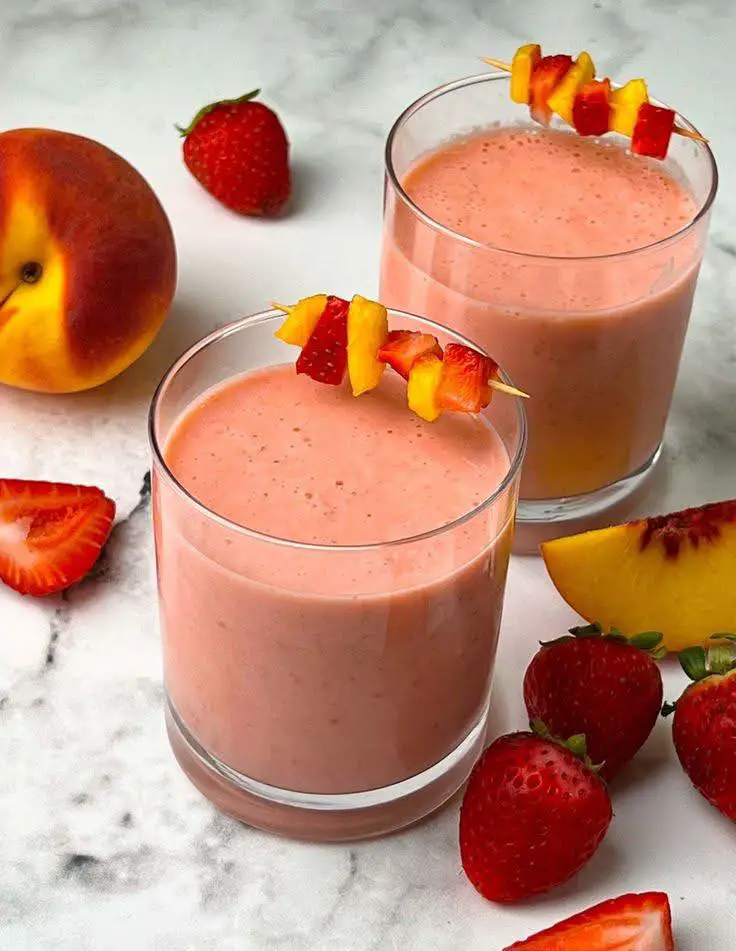 Peach Delight ✨ smoothie recipe: