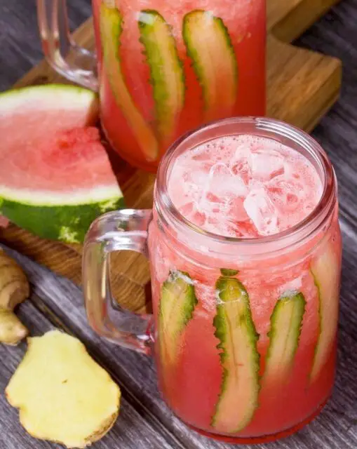 Refreshing Watermelon Juice with Ginger: A Summer Delight for Health and Hydration