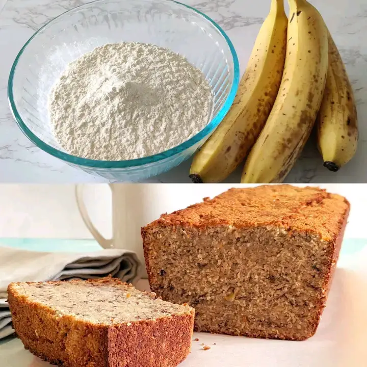 2-Ingredient Banana Bread (No Oven, No Kneading!)