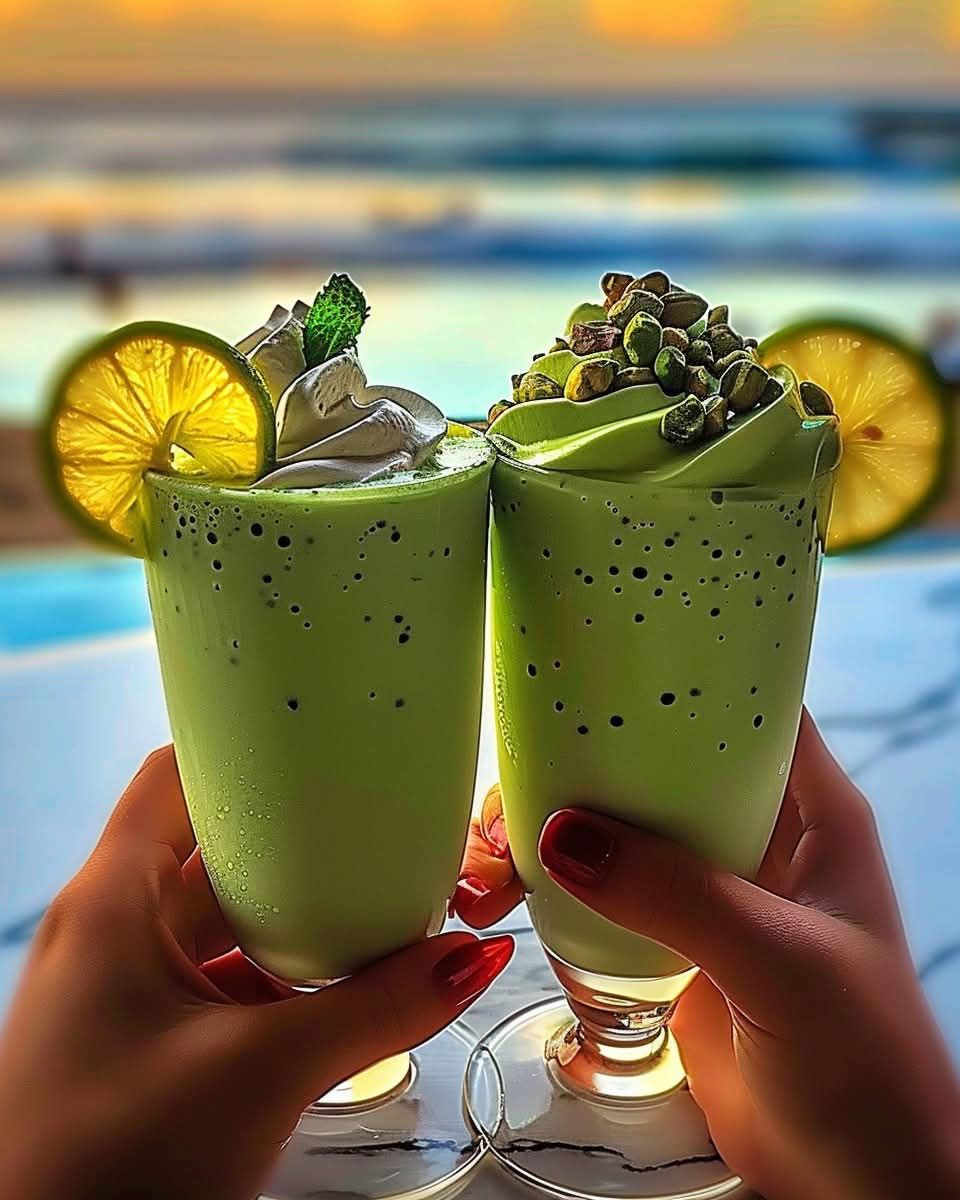 Minty Green Pistachio Shake