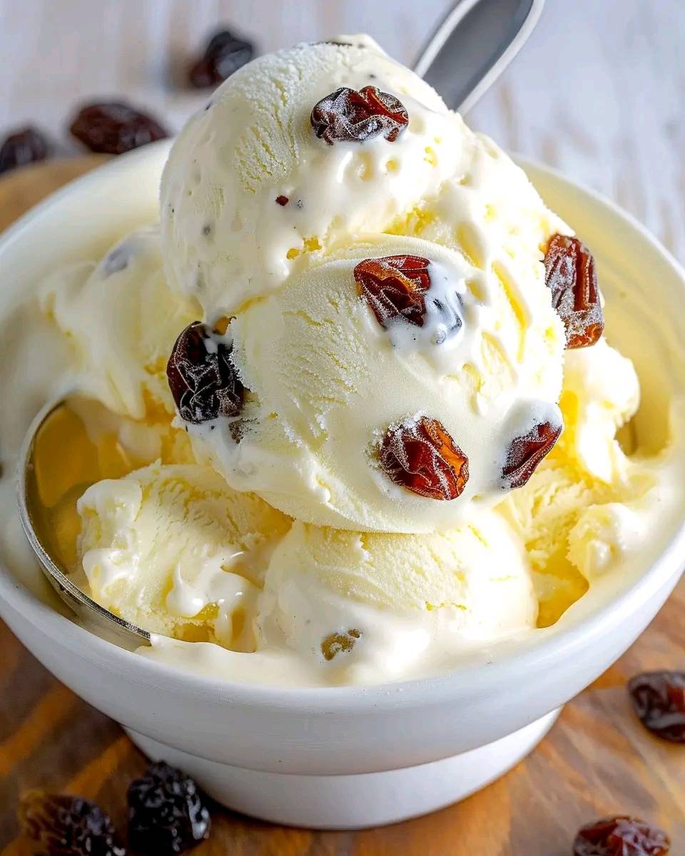 Rum Raisin Ice Cream