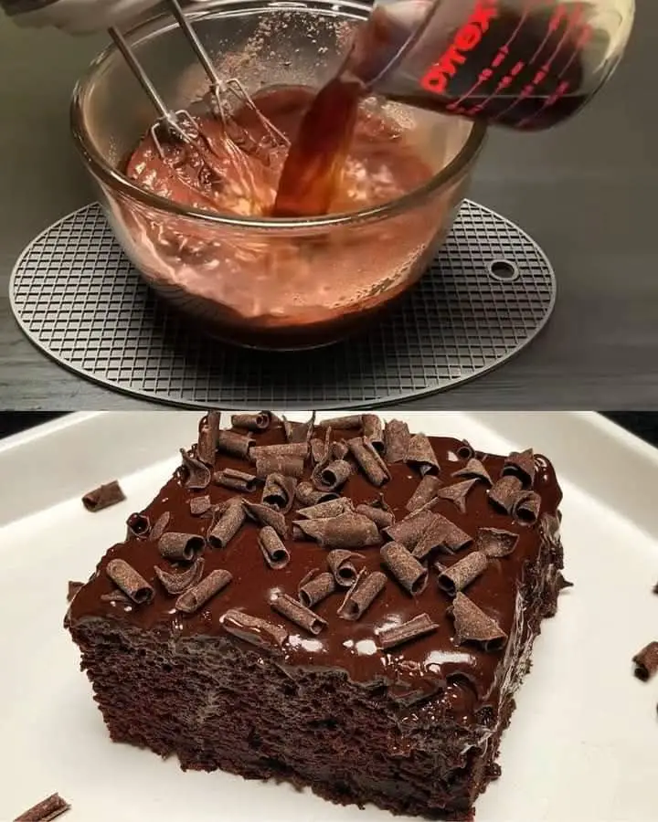 Chocolate Coffee Cake with Chocolate Ganache