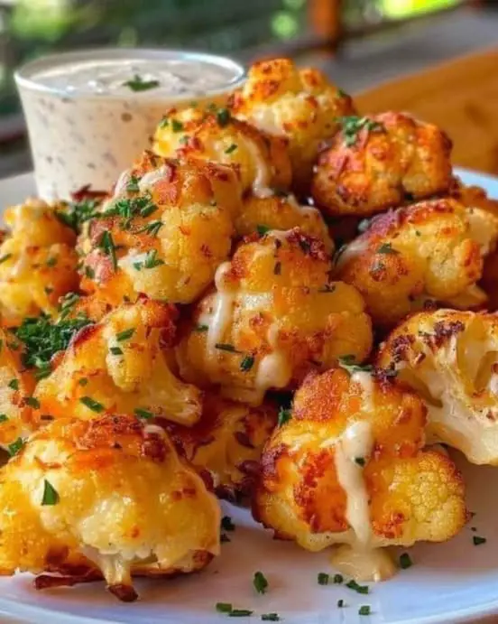 Oven-Baked Cauliflower with Cheese and Garlic: A Crispy, Flavorful Side Dish