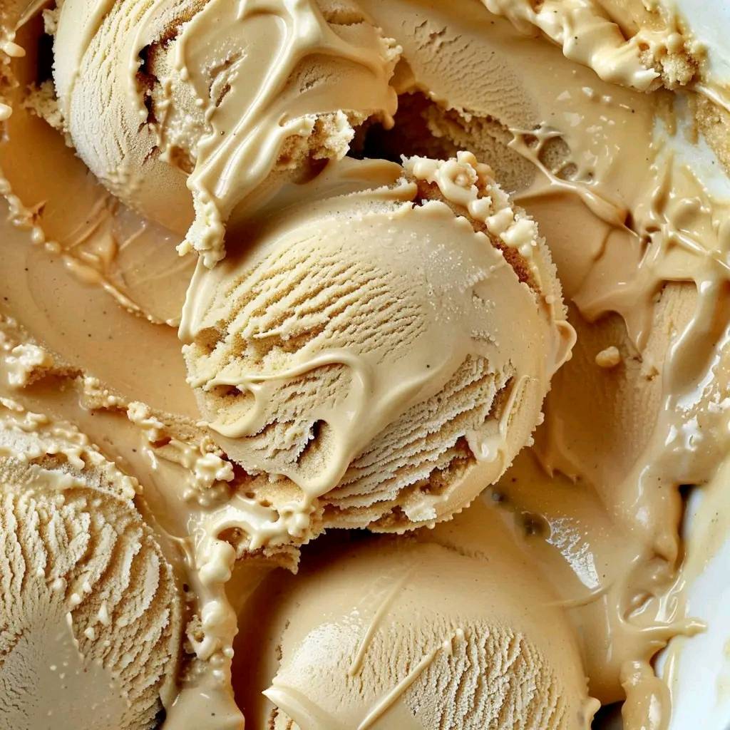 Caramel Ice Cream with Caramel Swirl