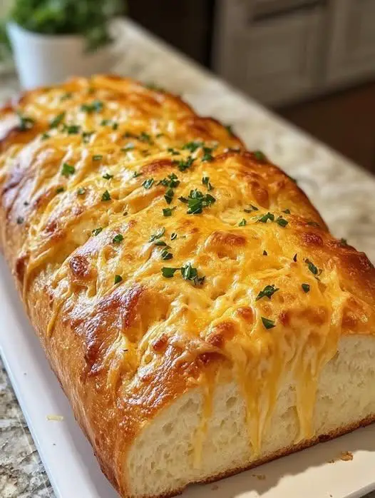 Golden Cheesy Loaf Recipe