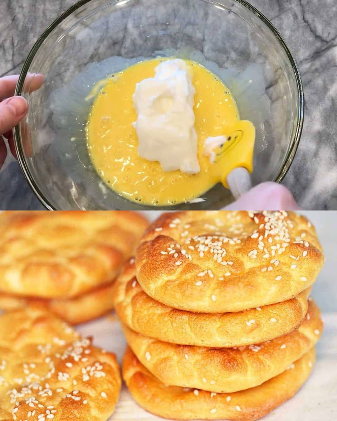 Cloud Bread with Greek Yogurt