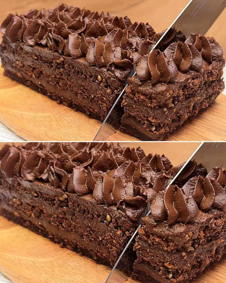 Decadent No-Bake Triple Chocolate Layer Cake