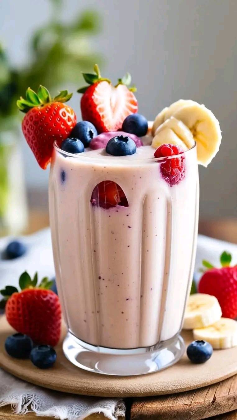 Berries & Banana Smoothie: A Delicious and Nutritious Treat!