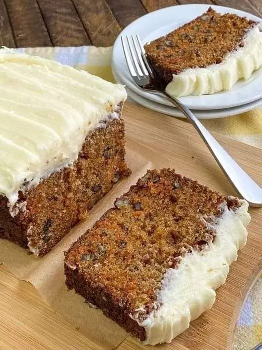 Easiest Carrot Cake Loaf Recipe