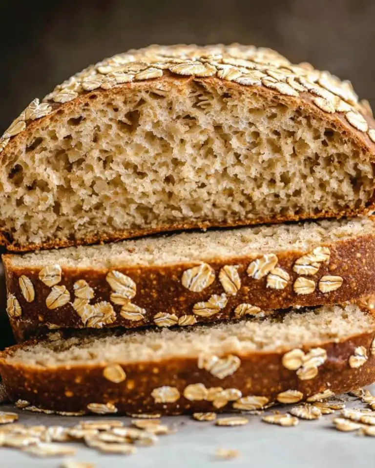 Healthy Vegan Oatmeal Bread