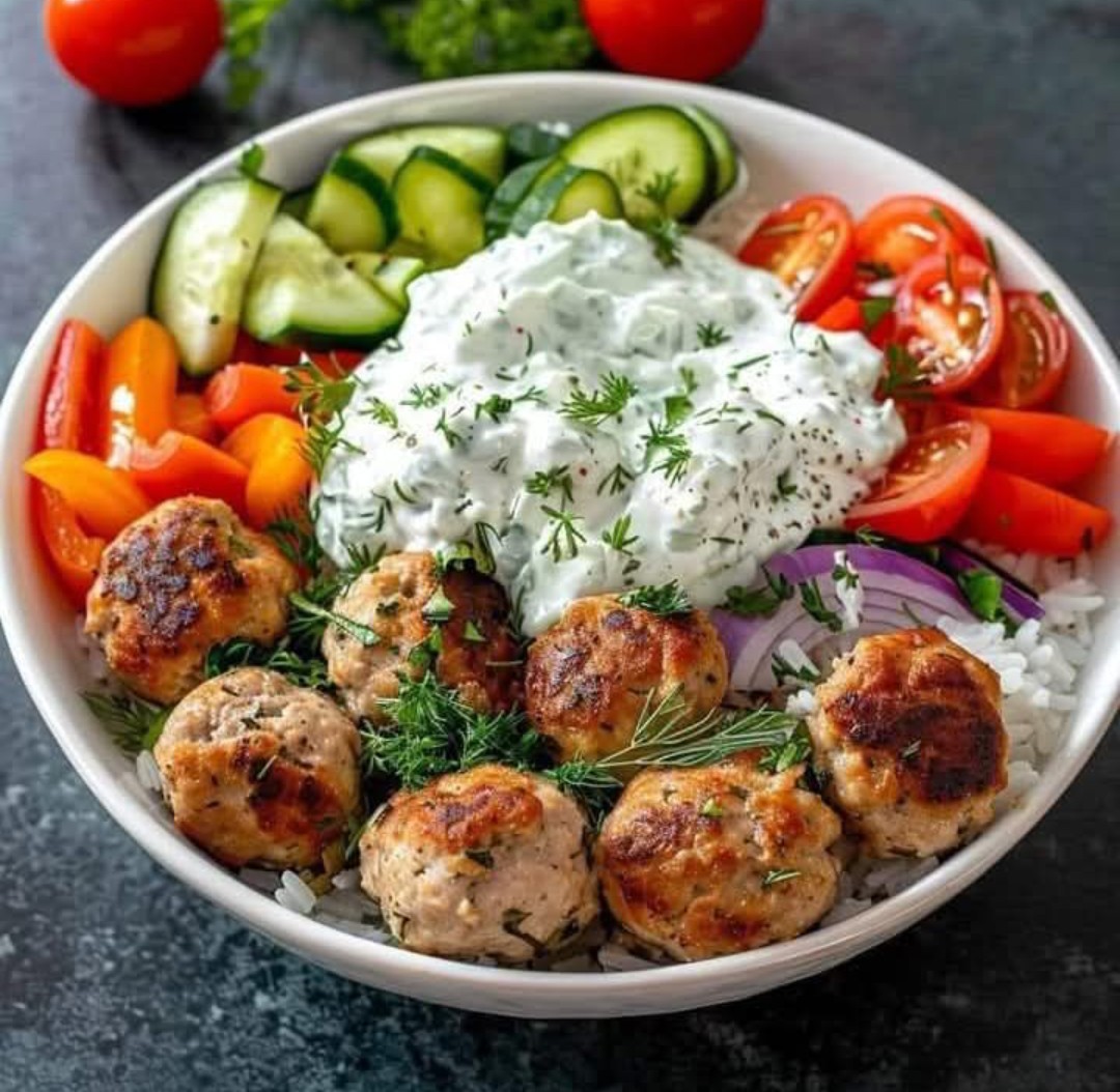 Greek Chicken Meatballs