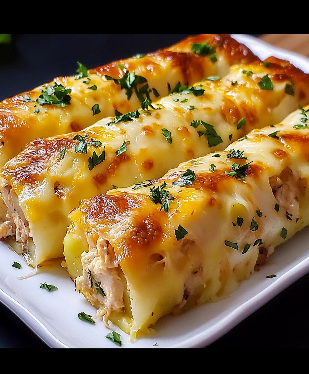 Irresistible Cheesy Potato and Chicken Rolls