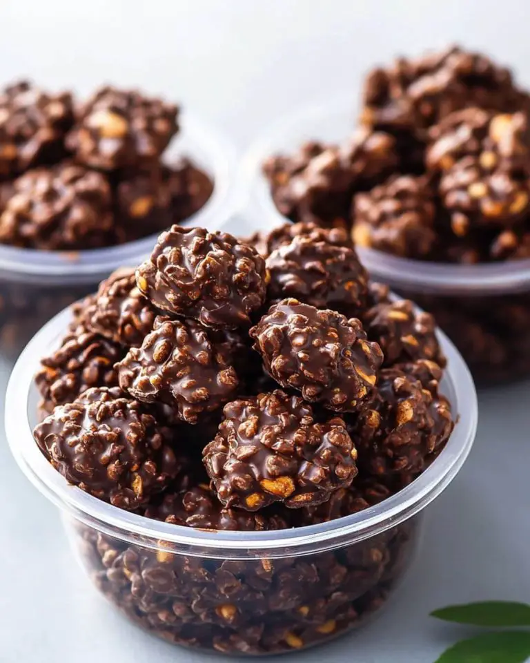 Crunchy No-Bake Chocolate Peanut Clusters: A Modern Take on Classic Chocolate Treats