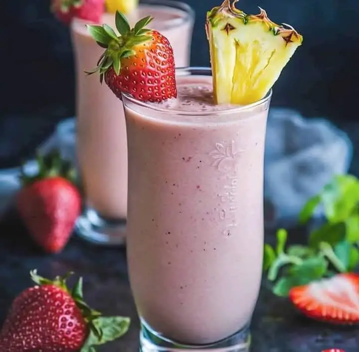 Strawberry Basil Smoothie