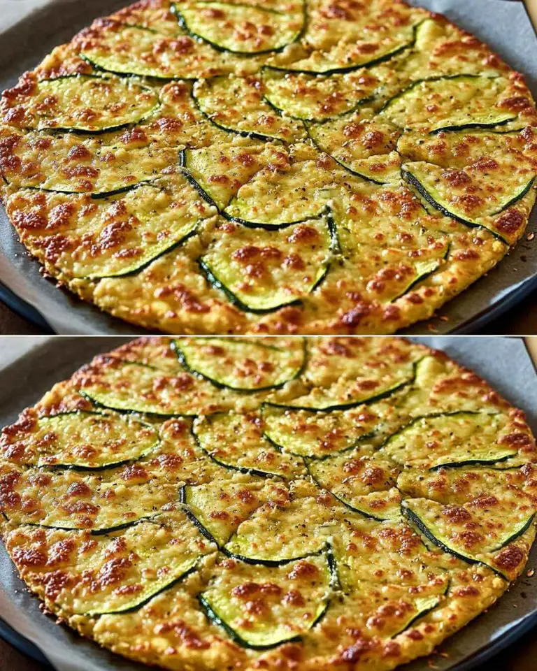 Healthy Zucchini and Oatmeal Pizza Crust