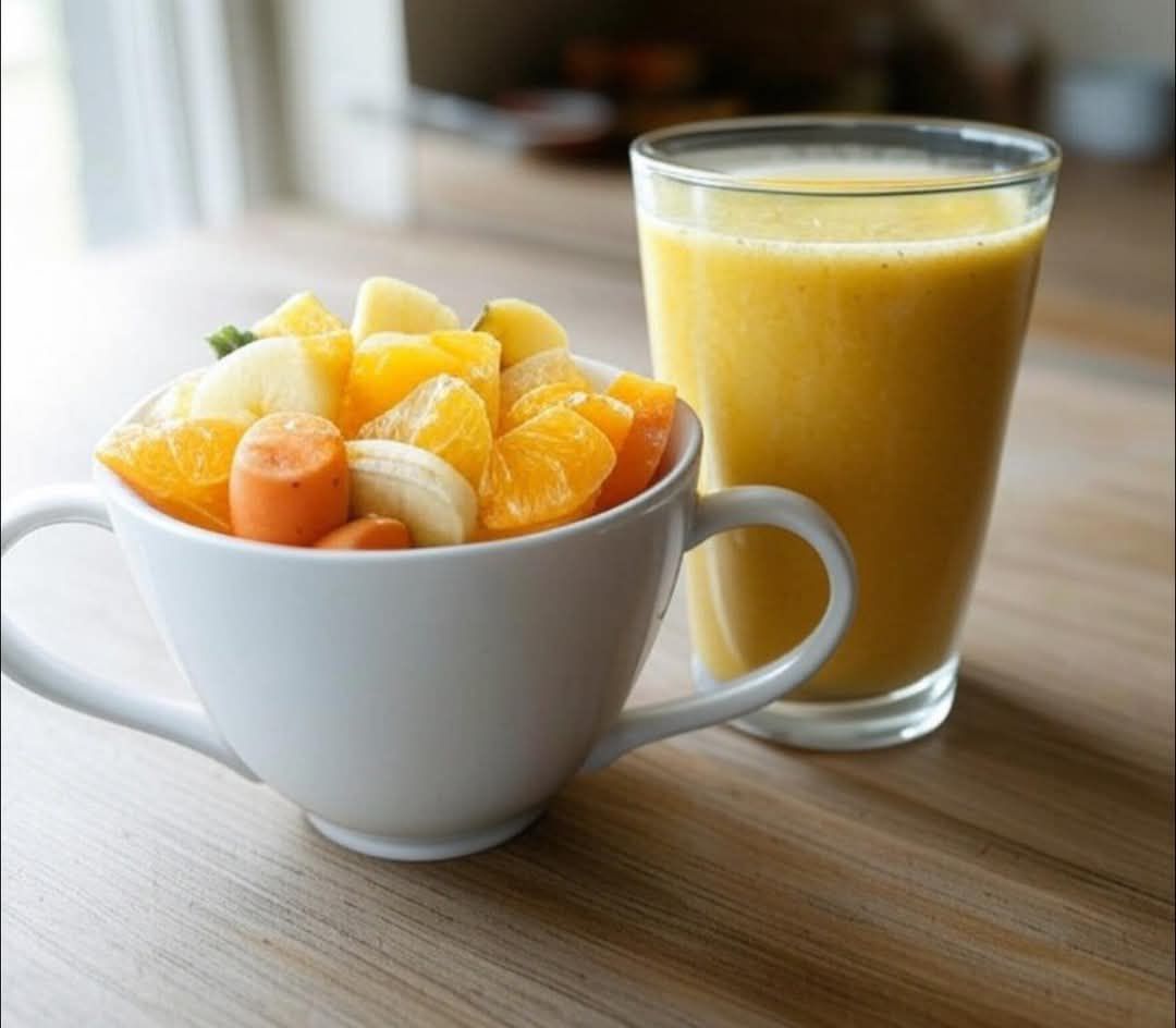 CARROT PINEAPPLE SMOOTHIE (Health is Wealth)