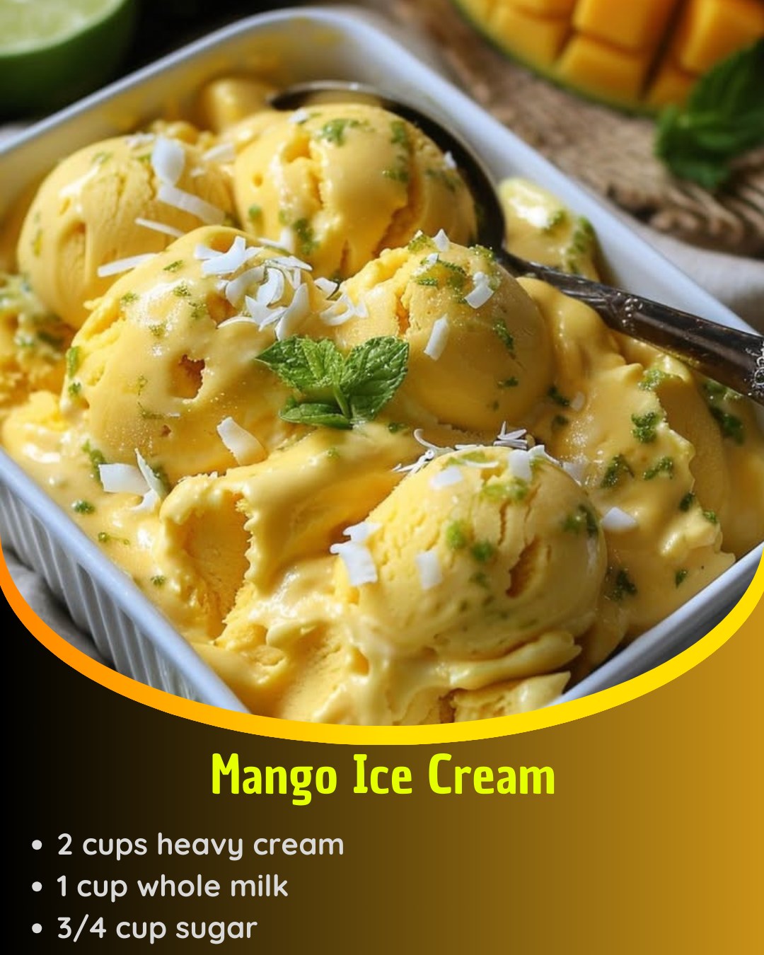 Mango Ice Cream