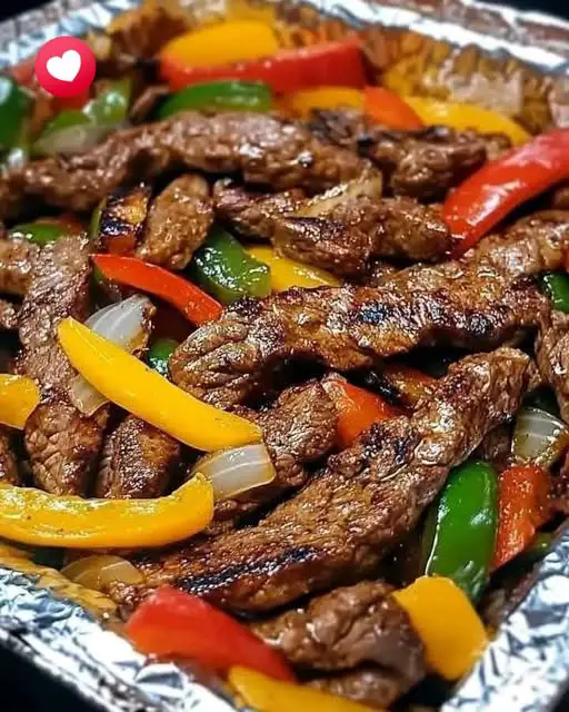 Save this delicious Steak Fajitas recipe