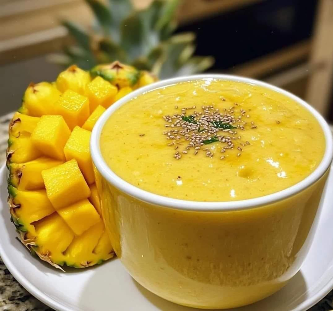 Pineapple and Mango Fat Burning Smoothie