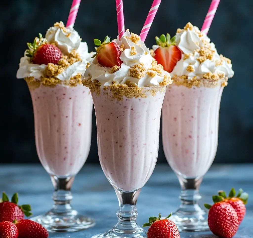 Strawberry Cheesecake Milkshake