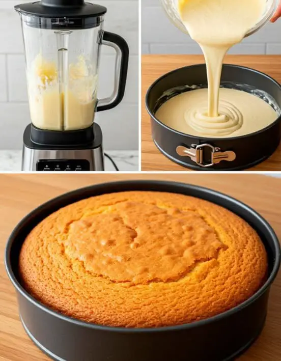 Orange Blender Cake Recipe