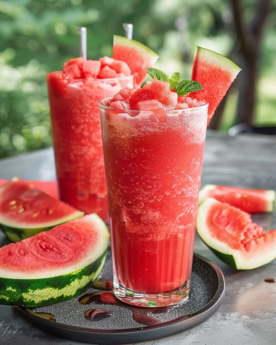 Refreshing Watermelon Slushie – Only 4 Ingredients!