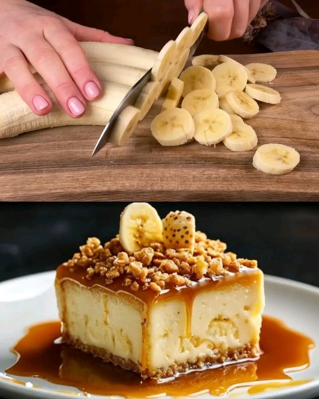 Banana Caramel Cream Delight: A Smooth and Sweet Classic