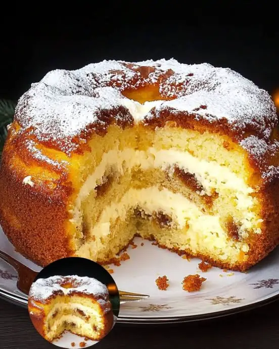 Perfect New Year’s Bundt Cake with Creamy Lemon Filling