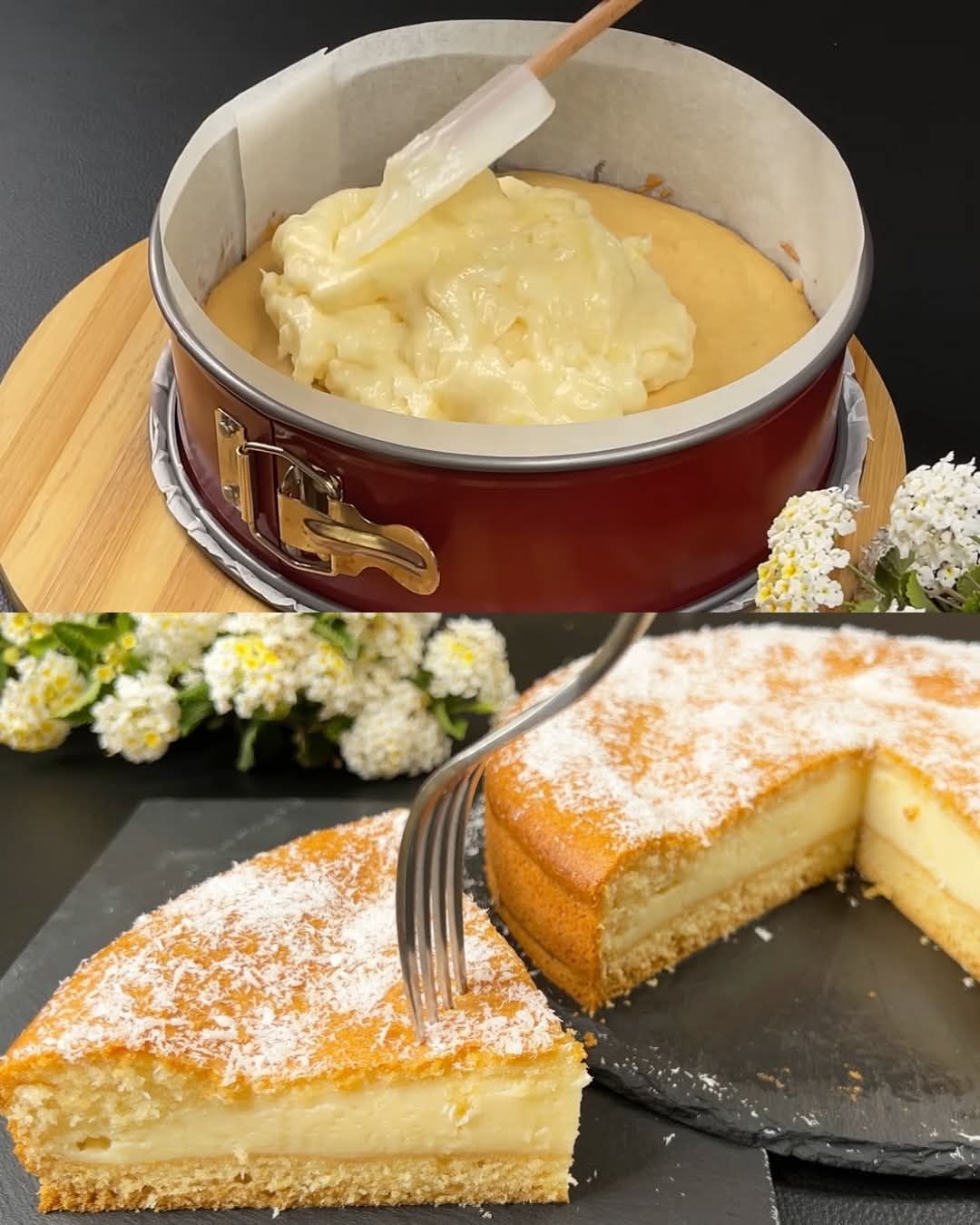 Lemon Custard Cake Recipe