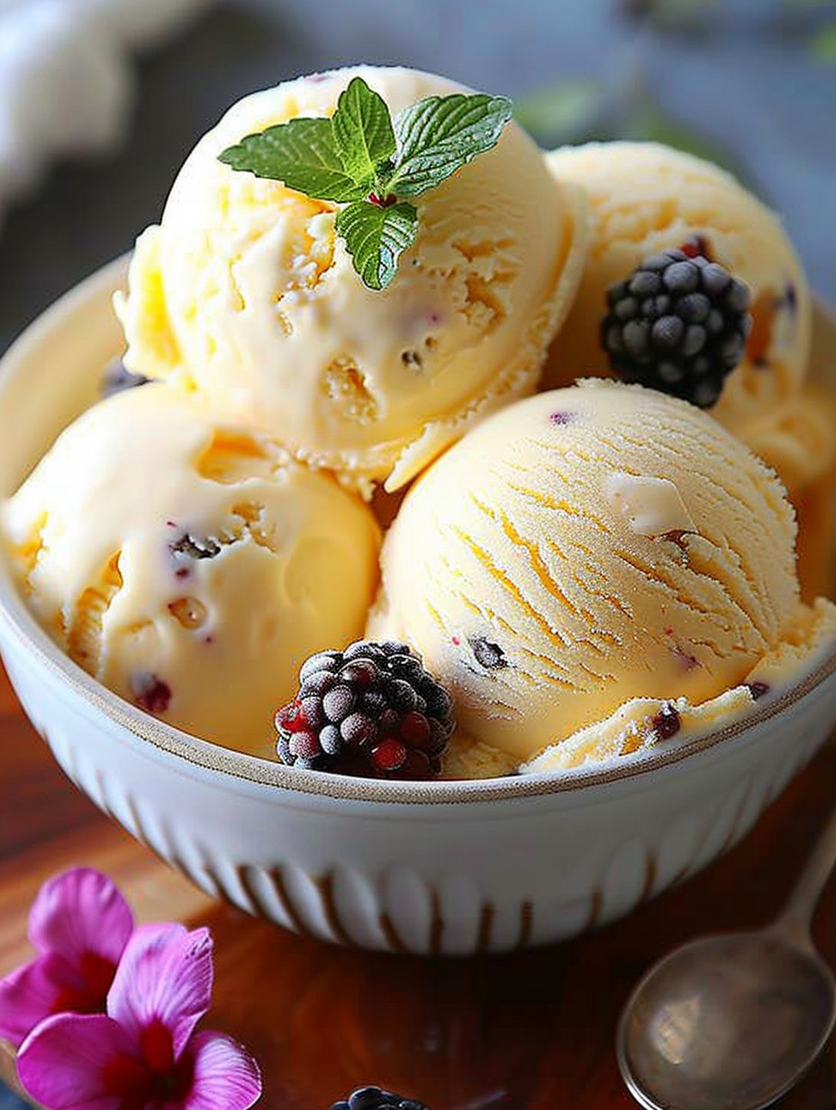 Passion Fruit Ice Cream