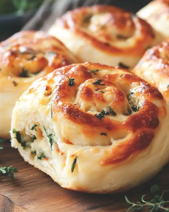 Sourdough Herb and Cheese Rolls Recipe