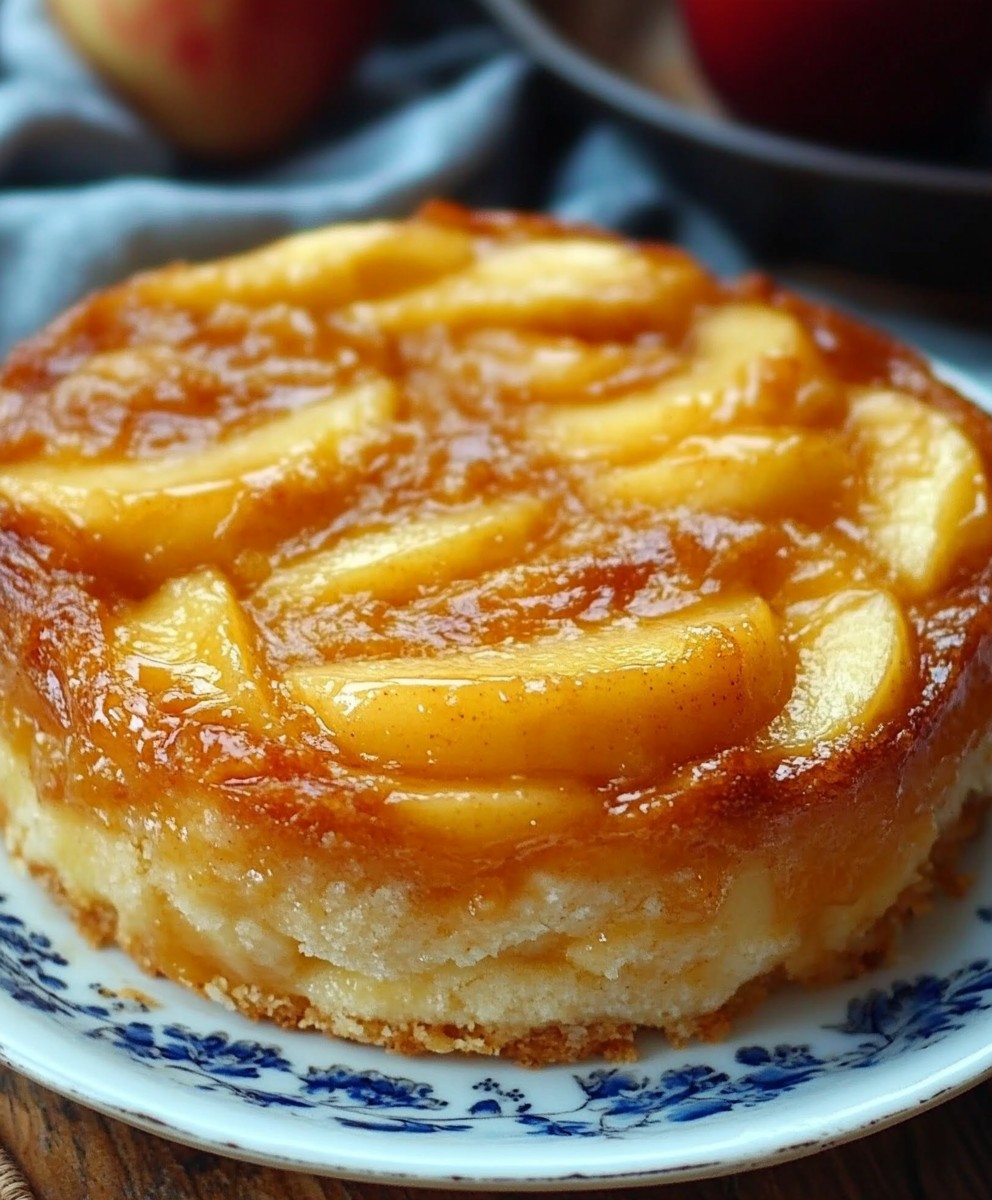 Heavenly Caramelized Apple Upside-Down Cake: A Guilt-Free Culinary Masterpiece