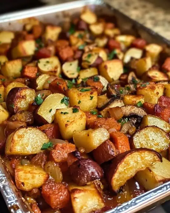 One-Pan Roasted Sausage and Potatoes: A Rustic Comfort Classi