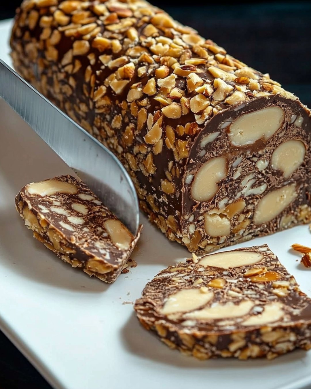 Chocolate Peanut No-Bake Dessert Log: A Decadent Treat with Zero Baking