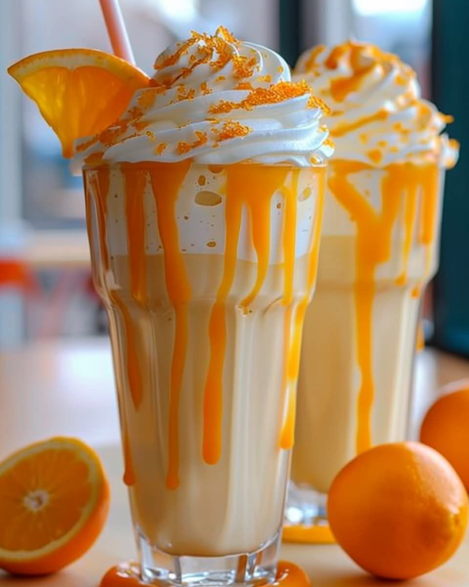 Orange Creamsicle Milkshake